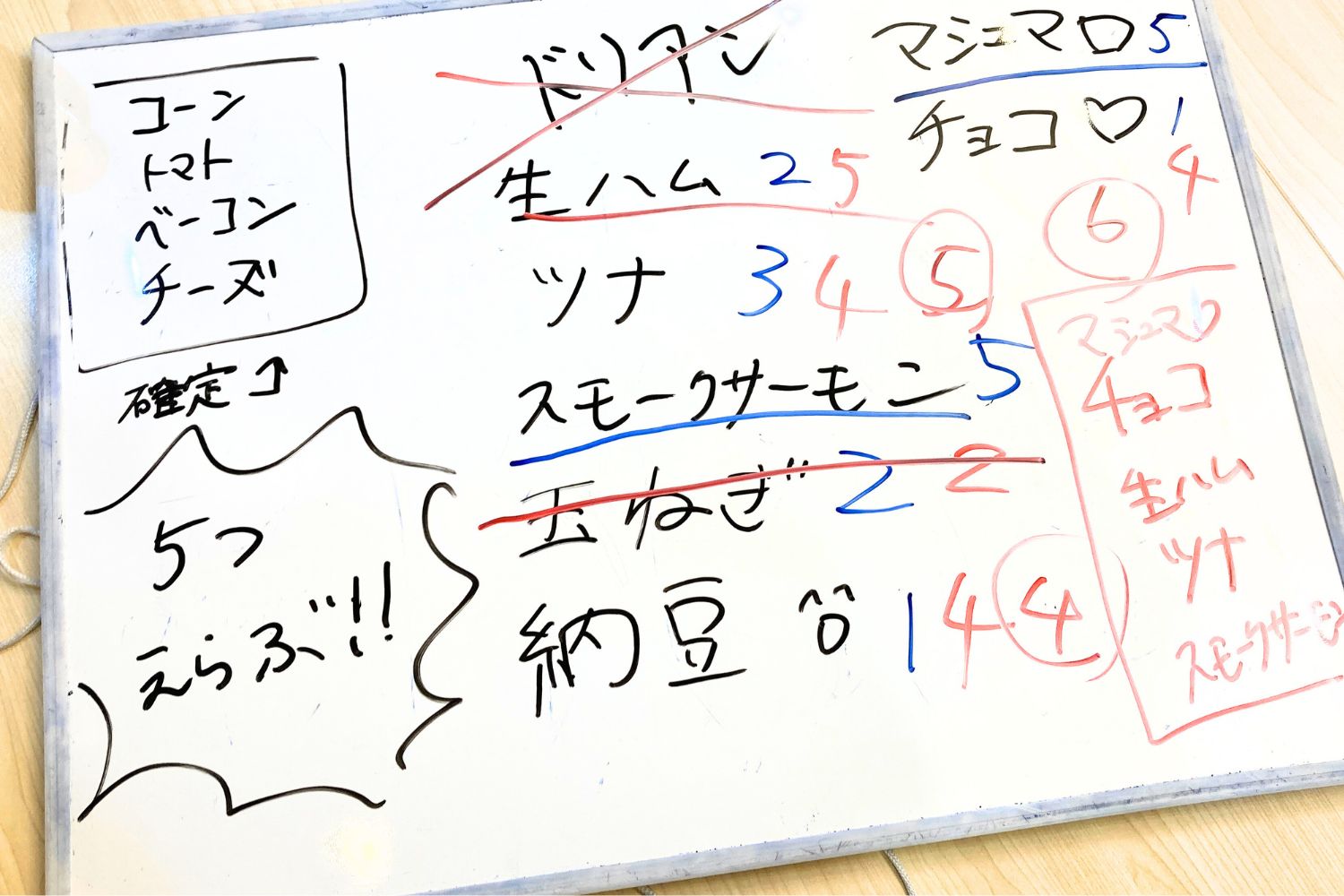 学習支援塾ビーンズ　BFS　クリスマスパーティー　白熱の熟議！ピザの具材決め